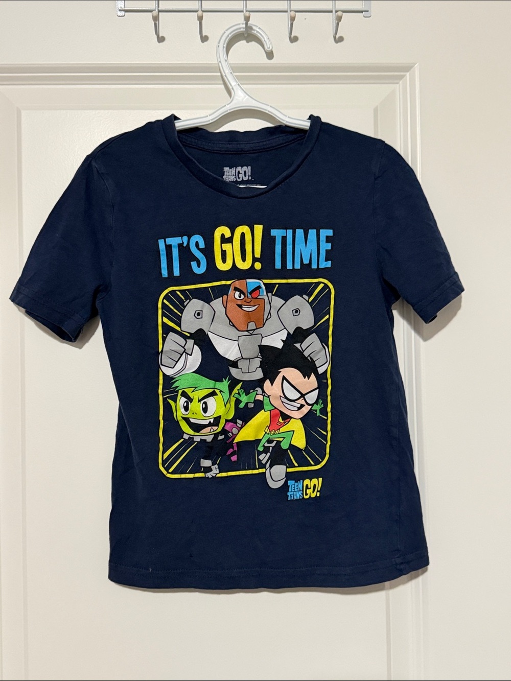Teen titans go Boys Navy 'It's Go! Time' Graphic Tee